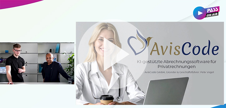 PASS On Air: KI im Gesundheitswesen – mit AvisCode PASS On Air: KI im Gesundheitswesen – mit AvisCode